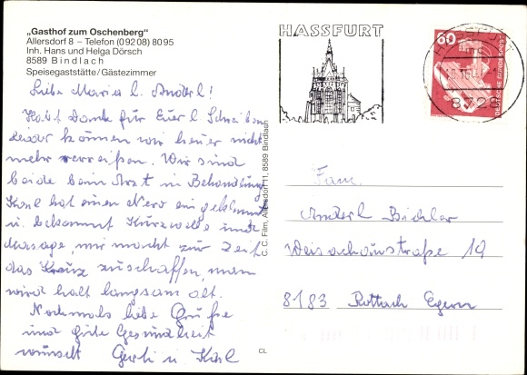 PC Bindlach Upper Franconia, Gasthof zum Oschenberg