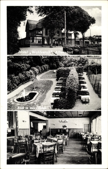 Ansichtkaart Albersdorf in Dithmarschen, Gasthaus Waldesruh