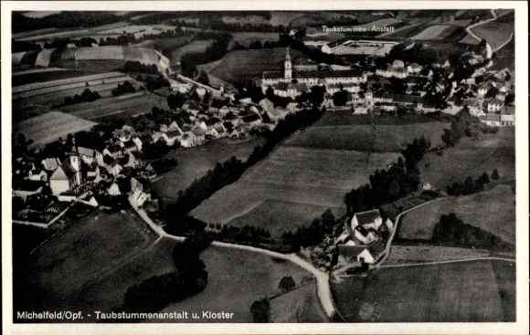 Ak Michelfeld im Kreis Schwäbisch Hall, Luftaufnahme