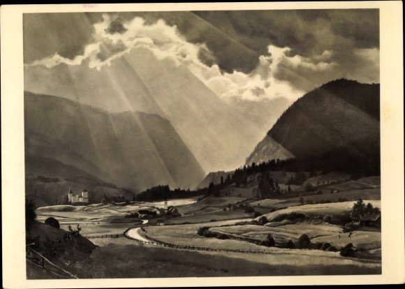 Artist PC Frank, Hans, rays of sunshine and clouds, HDK 401