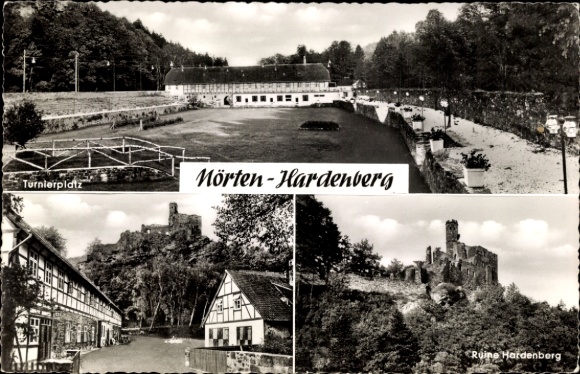 KP Nörten Hardenberg w Dolnej Saksonii, miejsce turnieju, ruiny Hardenberg