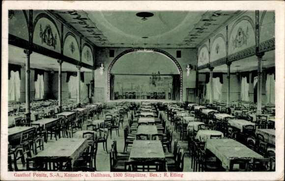 Postcard Ponitz Altenburger Land Thuringia, Inn