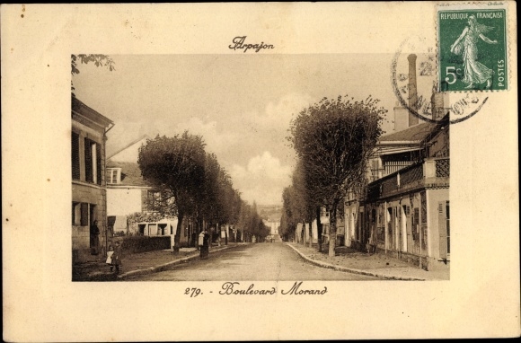 Passepartout Ak Angerville Essonne, Boulevard Morand
