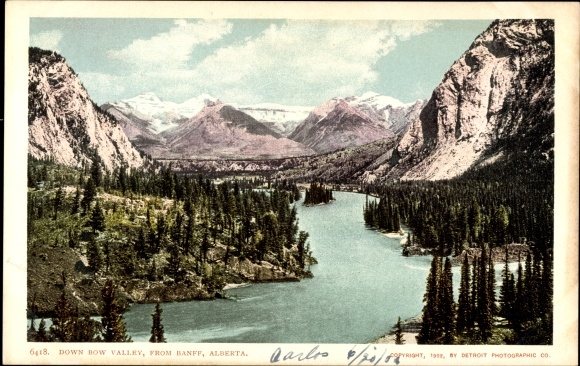 KP Alberta Kanada, Down Bow Valley z Banff