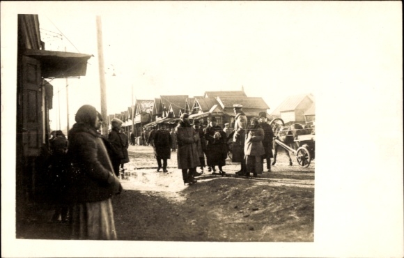 Fot. KP Daugavpils Dünaburg Łotwa, stragany, I wojna światowa