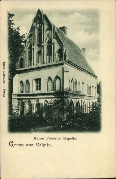Postcard Kloster Lehnin in Brandenburg, Kaiser Friedrich chapel