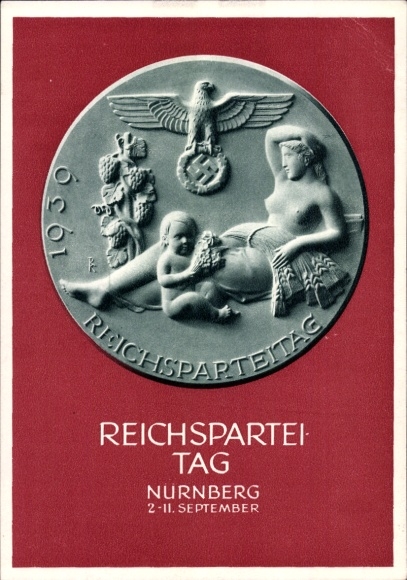 Ganzsachen Ak Nürnberg, Reichsparteitag 1939, Reichsparteitag des Friedens