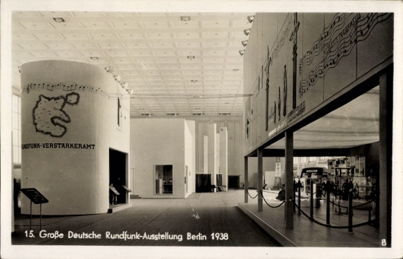 Ak Berlin 1938, 15. Große Deutsche Rundfunk-Ausstellung
