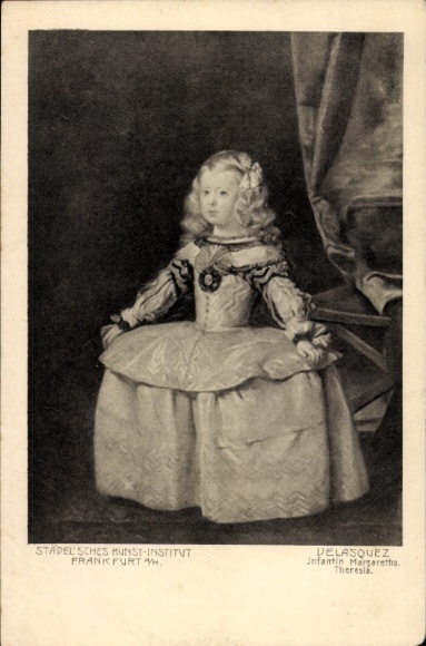 Künstler Ak Velasquez, Infantin Margaretha Theresia