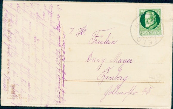 Stop against the light Postcard Brussels, entry of German troops, I WW