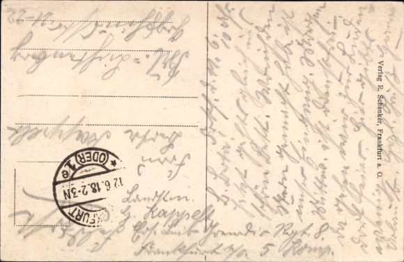 Postcard Frankfurt an der Oder, barracks of the Leibgrenadier Regiment No. 8