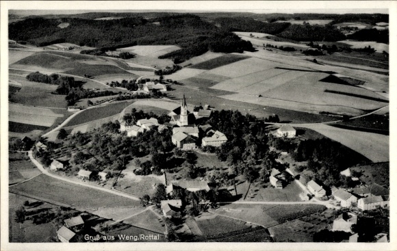 Ansichtkaart Weng Bad Griesbach in het Rottal Neder-Beieren, luchtfoto