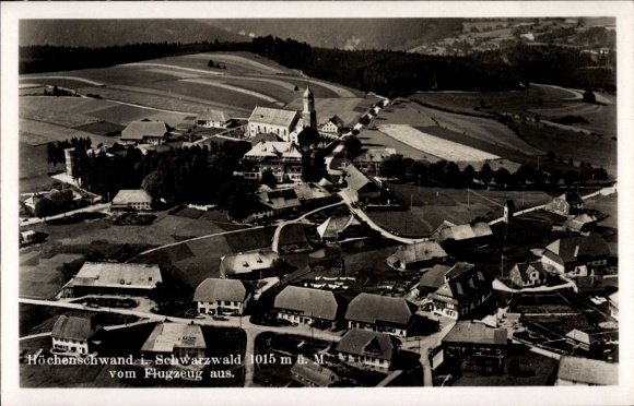 Ak Höchenschwand im Schwarzwald, Fliegeraufnahme