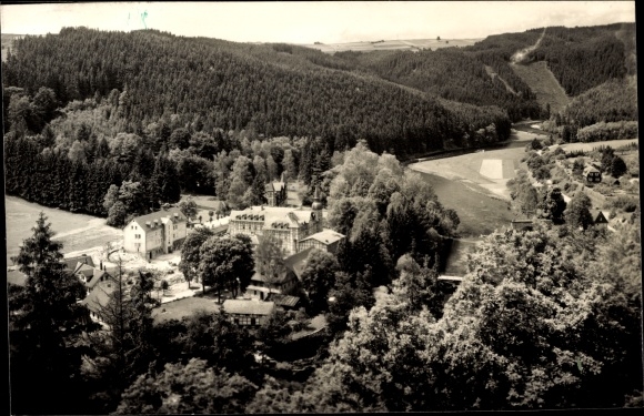 PC Walsburg Eßbach in Thuringia, FDGB-Kurheim, panorama
