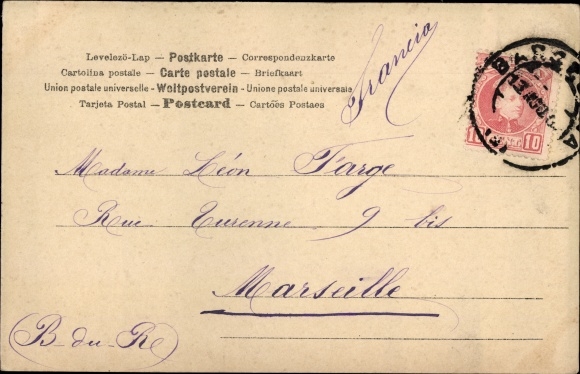 Postcard girl in dress, portrait, painted cranes, sea, NPG 282/8