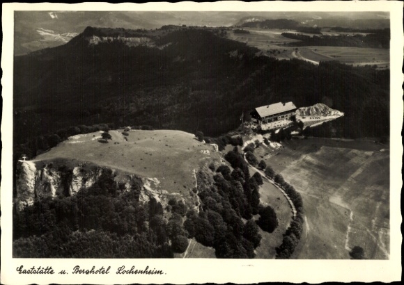 Postcard Weilstetten Balingen in Württemberg, Lochen, Lochenheim, aerial photograph