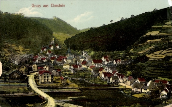Ak Elmstein in der Pfalz, Panorama