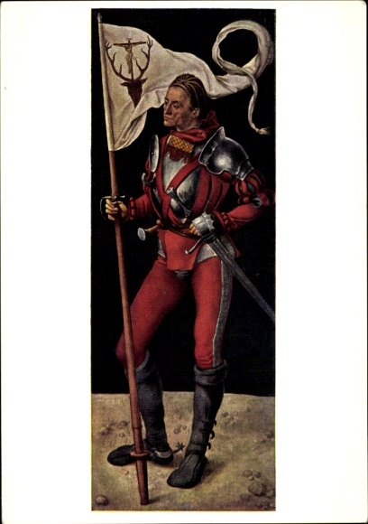 Artist Postcard Dürer, Albrecht, St. Eustachius
