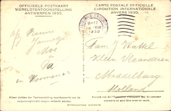Postcard Anvers Anvers Flandre, Exposition Internationale 1930, Foule attendant l'arrivee du Roi