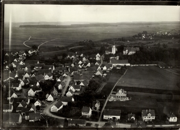 Photo of the town near Riedlingen on the Danube in Württemberg, aerial photograph