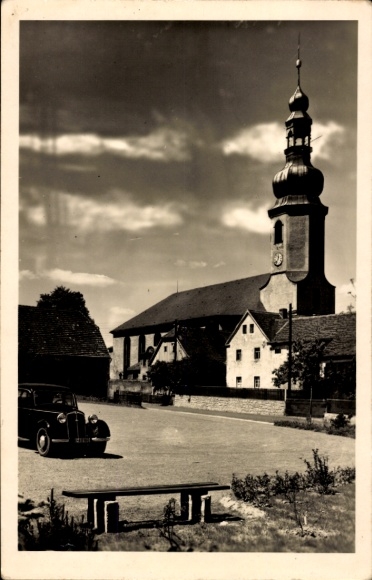 Ak Hochkirch in Sachsen, Kirche