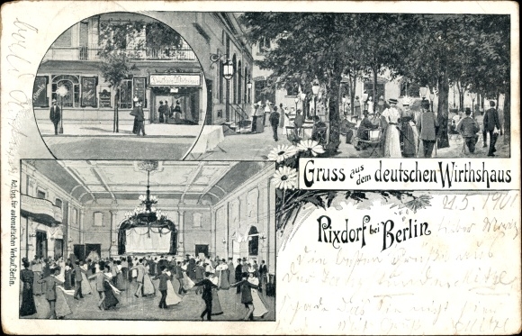 PC Berlin Neukölln Rixdorf, German tavern, interior view