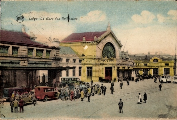 CPA Luik Luik Wallonië, Gare des Guilemins