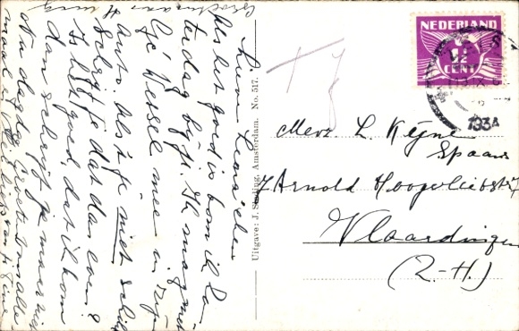 Postcard Zeist Utrecht Nederland, Utrechtscheweg, tram