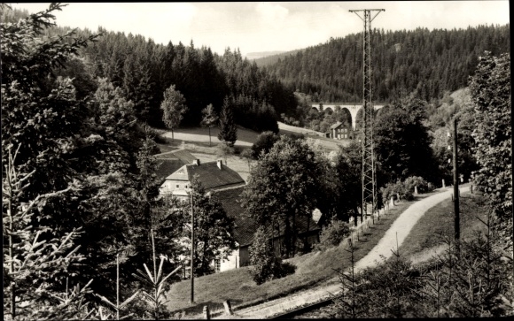 Postcard Wurzbach in Thuringia, Sormitzgrund, Heinrichshütte