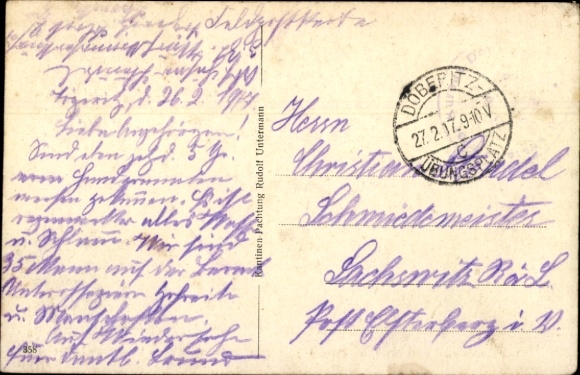Postcard Döberitz in Havelland, military training area, non-commissioned officers' mess, Neulager