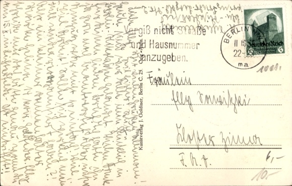 Postcard Berlin Zehlendorf Nikolassee, Bahnhof