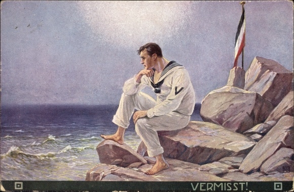 Artist PC Missing, stranded soldier on a rock