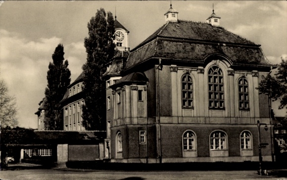 Ak Zwickau in Sachsen, Heinrich-Braun-Krankenhaus, Verwaltungsgebäude