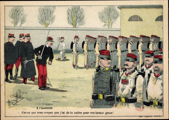 Artist PC Guillaume, Albert, French soldiers, soldiers' lives