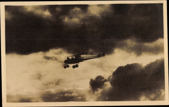 Photo Postcard German fighter aircraft, I WW