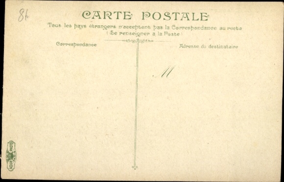 Postcard Eu Seine Maritime, view from Place du Président Carnot