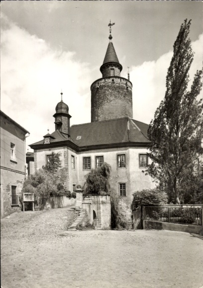 Postcard Posterstein Thuringia, Posterstein Castle, Local History Museum