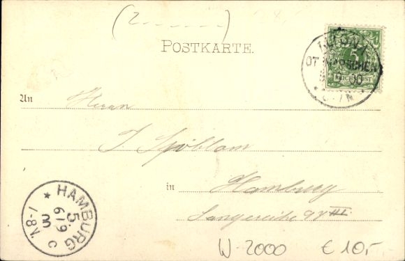 Postcard Hamburg Altona Othmarschen, Ritscher's Wirtshaus