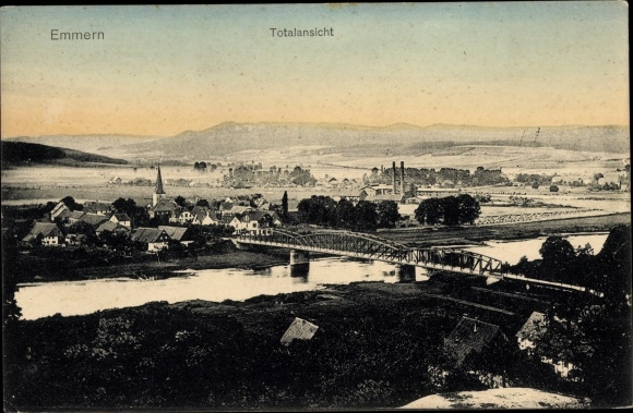 Ak Emmern Emmerthal Weser, Gesamtansicht