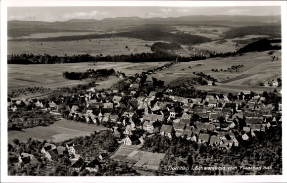 Ak Dornhan im Schwarzwald, Fliegeraufnahme