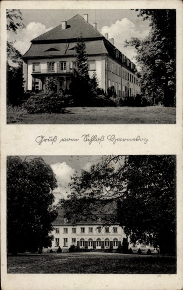Postcard Harnekop Prötzel in the Mark, Harnekop Castle