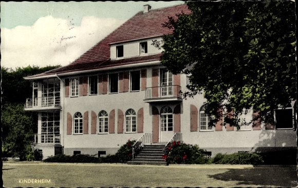 Postcard Steimel in the Westerwald, children&#39;s home