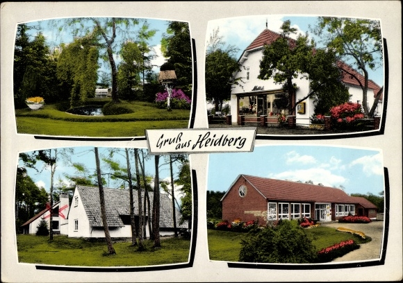 KP Heidberg Lilienthal Dolna Saksonia, ogród, domy