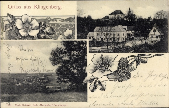 PC Klingenberg in Saxony, panorama, partial view