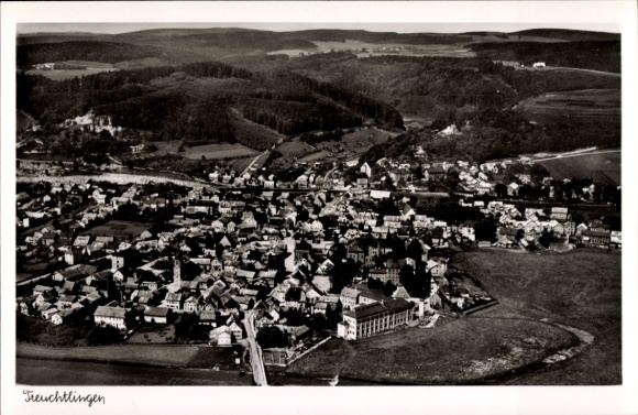 Ak Treuchtlingen im Altmühltal Mittelfranken, Fliegeraufnahme