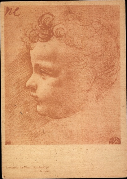 Artysta KP Vinci, L. da, Głowa dziecka