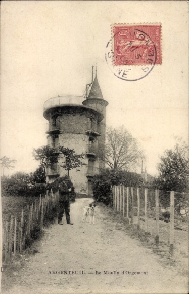 Ak Argenteuil Val d'Oise, Le Moulin d'Orgemont