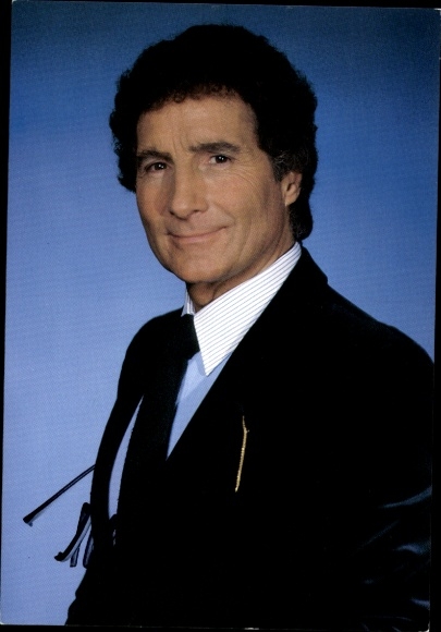 Postcard actor and singer Freddy Quinn, portrait, autograph