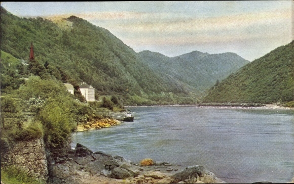 Ansichtkaart St. Nikola aan de Donau Boven-Oostenrijk, Donauwinkel