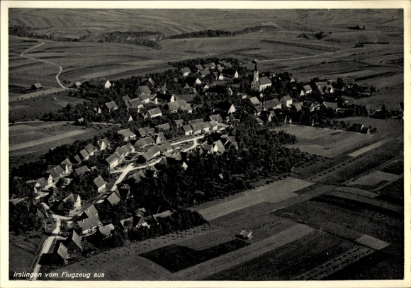 Ak Irslingen Dietingen bei Rottweil, Luftaufnahme von  ländliche Umgebung, Häuser